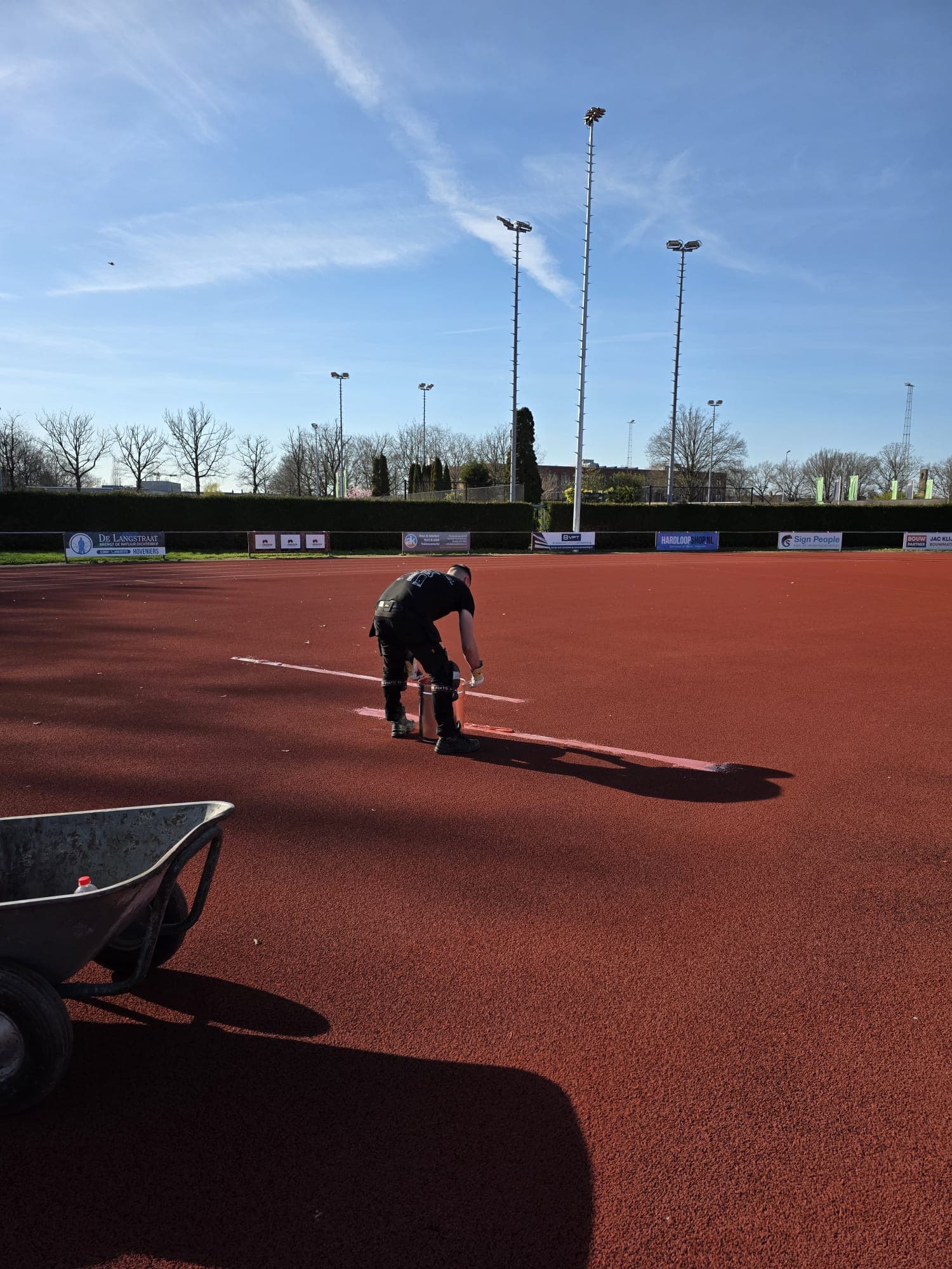 Een vernieuwde atletiekbaan!